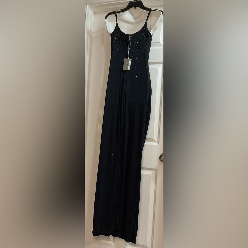 SKIMS: NWT - SWAROVSKI JELLY SHEER MAXI DRESS - Picture 7 of 9